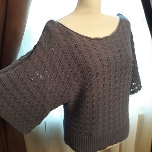 Sonoma Lt. Blue Knit Batwing Blouse